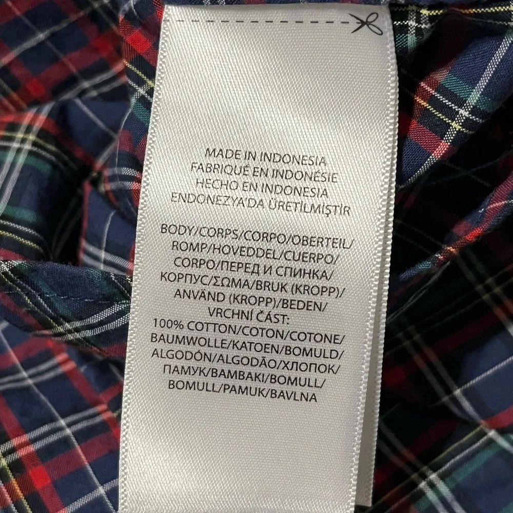 Ralph Lauren‎ Boys Shirt Button Down Extra Large Long Sleeve Plaid - XL (18-20)